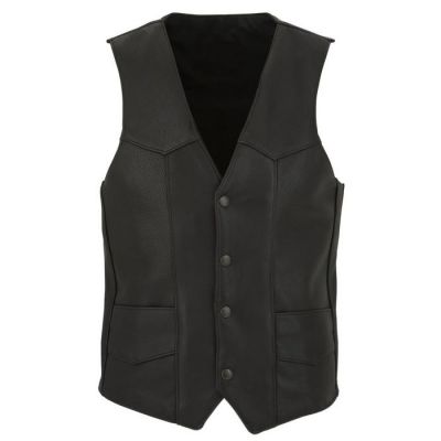 mens   Leather Vests