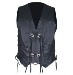 mens  stylish Leather Vests