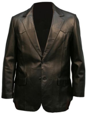 mens  Leather  deep brown  Long Coats