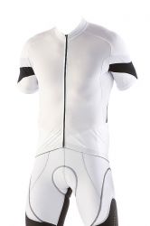 white cycling sets