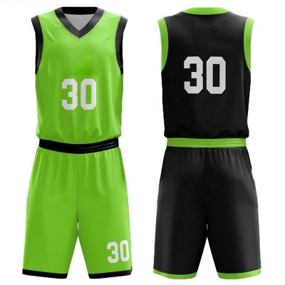 GREEN & BLACK Basketball Uniform