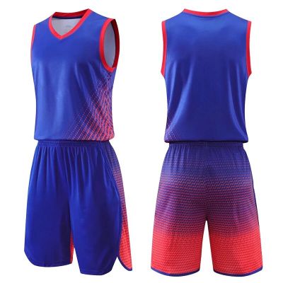 purple & red Basketball Uniform