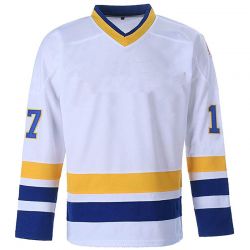 YELLOW BLUE & WHITE COLORS Ice Hockey Jersey