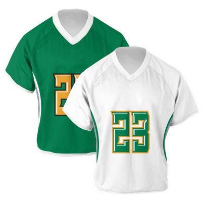 GREEN & WHITE Lacrosse Jersey Reversible